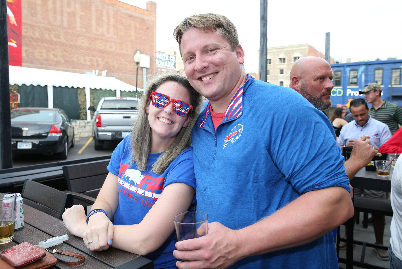 Buffalo Bills backers took over the the Taps on Main Bar